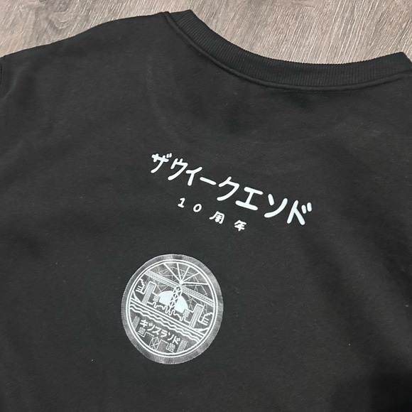 The Weeknd Kiss Land 10 Year Super Fantastic Crewneck Size Large Black 2023 - Picture 7 of 7